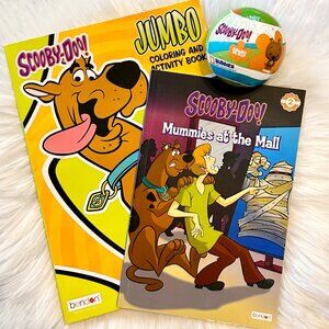 Scooby Doo 'Mummies at the Mall', Coloring Book, & 3D Buddy Mystery Ball Bundle